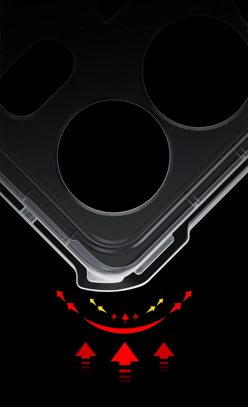 Xundd For Samsung Galaxy Z Flip 5 Case Airbags Hinge Shockproof Transparent Cover - Image 5