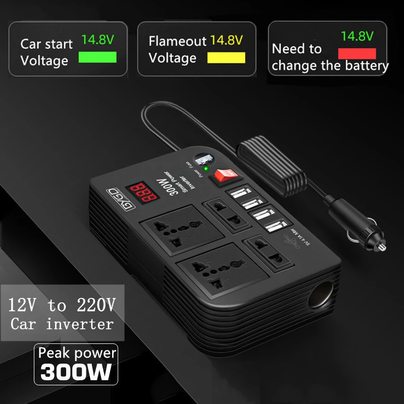 Superior Quality SPARK 3 Car Power Inverter 300W - Image 7