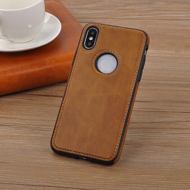 iPhone X Series PU Leather Shockproof Business Style Mobile Phone Case - Image 14