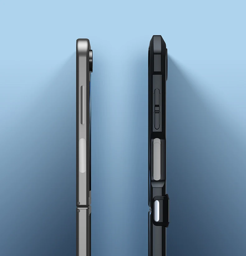 Xundd For Samsung Galaxy Z Flip 5 Case Airbags Hinge Shockproof Transparent Cover - Image 9