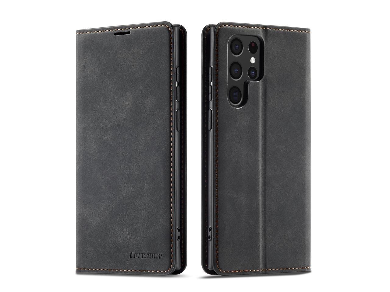Samsung Galaxy S23 Series Leather Magnetic Wallet Flip Case - Image 13