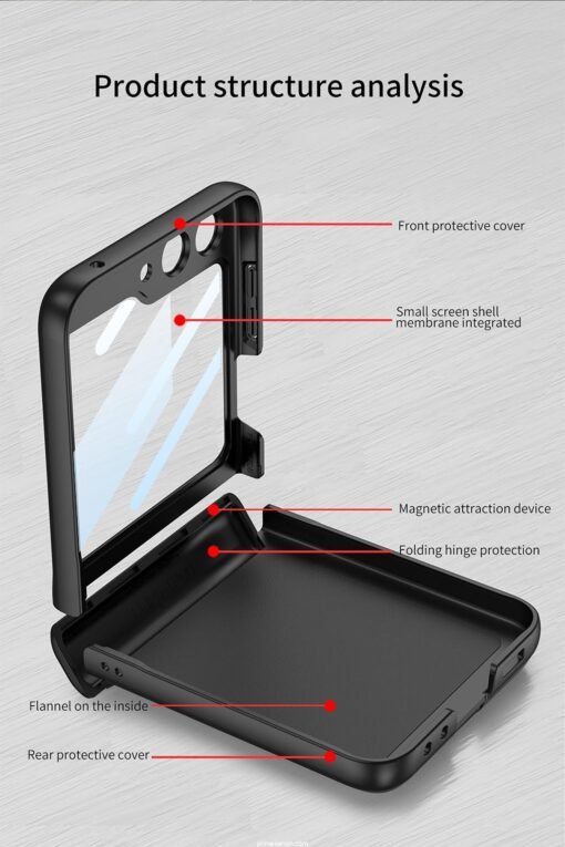 Samsung Galaxy Z Flip 5 5G Magnetic Hinge Armor Case - Image 10