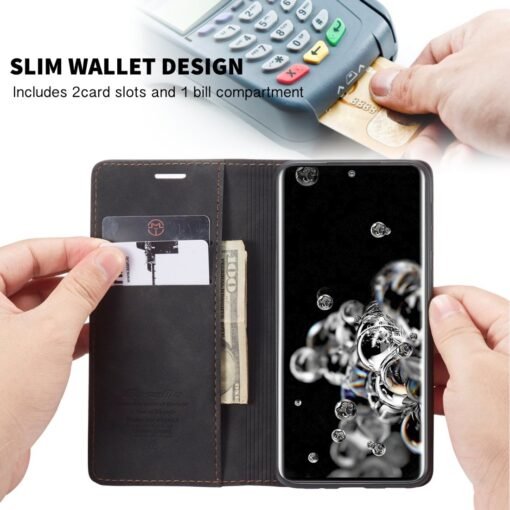 Redmi 10 Series CaseMe Leather Flip Cover - Image 8