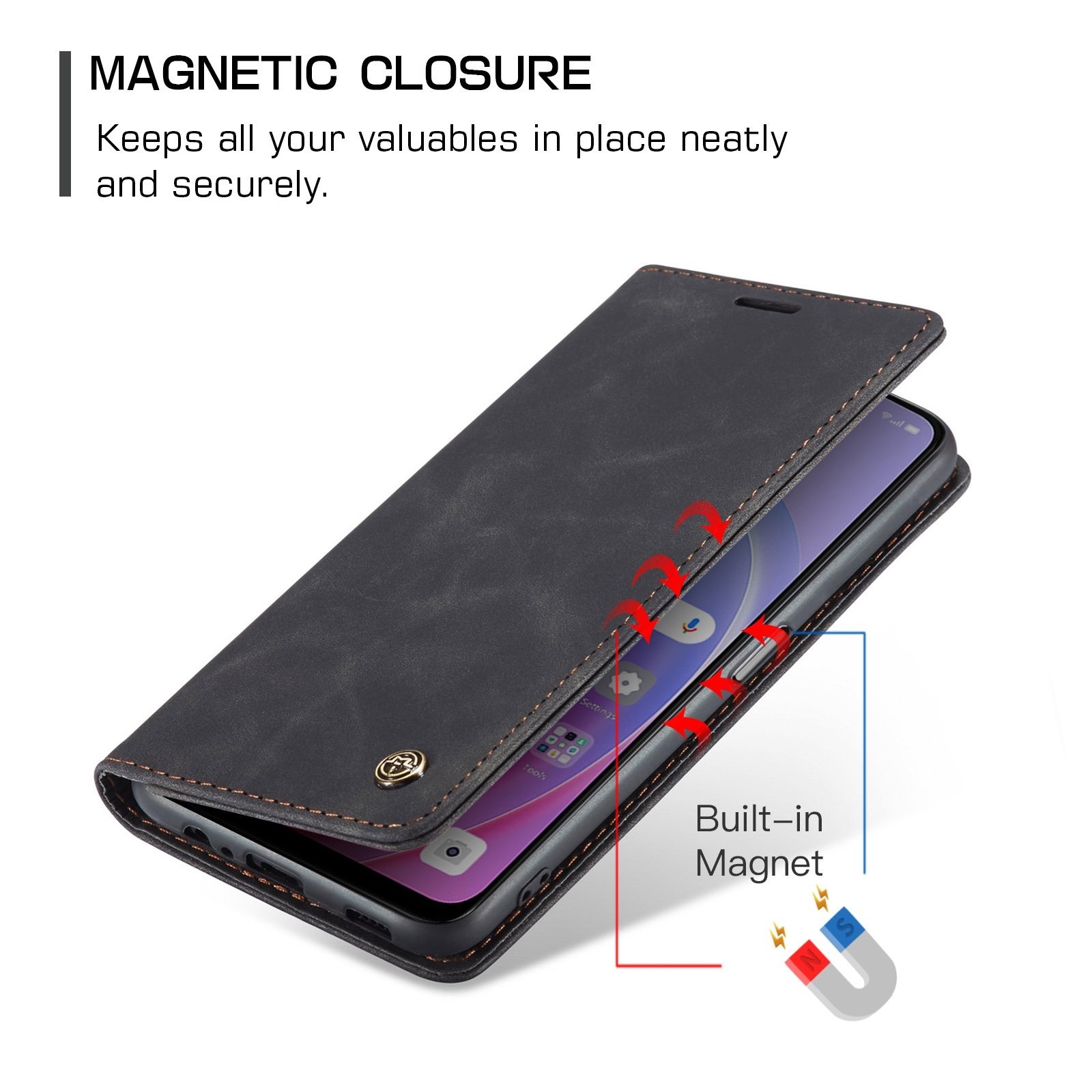 Oppo Reno 7 & Reno 8 Series CaseMe Leather Flip Case - Image 20