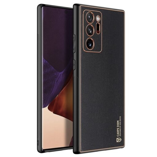 Samsung Note 10+ Dux Ducis Yolo Leather Electroplated Case