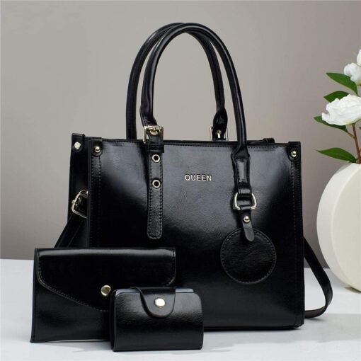 QUEEN 3 in 1 New Fashion Women Shoulder and Hand Bag - Image 13