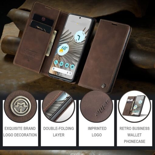 CASEME Premium Quality Leather Flip Cover for Oppo Reno Series - Image 10