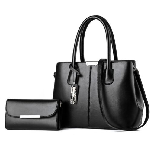 Cocifer Fashion Designer 2-in-1 Premium Quality Tote Ladies Handbag Set - Image 2