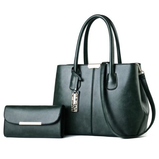 Cocifer Fashion Designer 2-in-1 Premium Quality Tote Ladies Handbag Set - Image 3