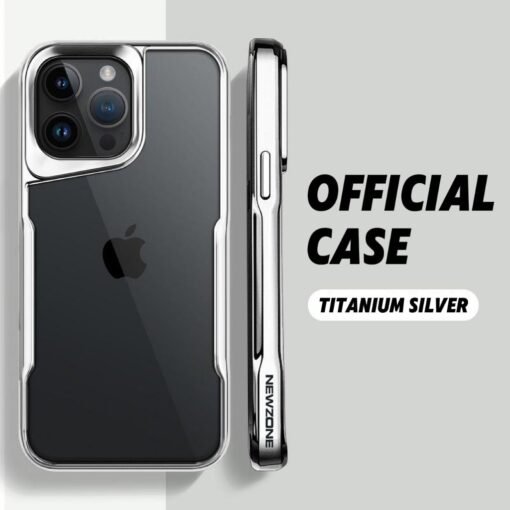Exquisite Electroplated Acrylic Luxury Shockproof Shell with TPU Soft Frame Phone Case for iPhone Series - Image 12