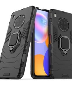 Huawei Y9A  Armor Ring Case + 3D Tempered Glass Protector