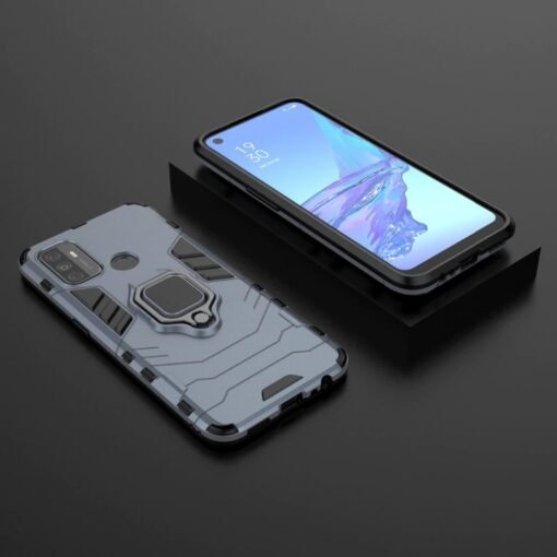 Oppo A53 Armor Heavy Duty Full Body Protection Casing Cover + 3D Full Cover Tempered Glass - Image 8