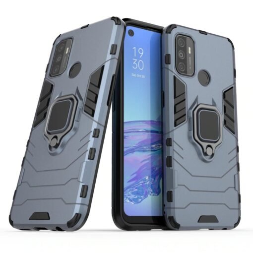 Oppo A53 Armor Heavy Duty Full Body Protection Casing Cover + 3D Full Cover Tempered Glass - Image 12
