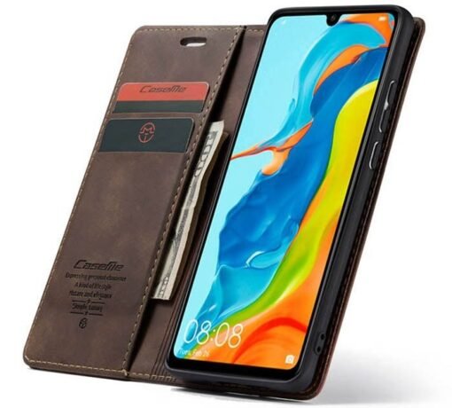 Huawei P30 Lite CaseMe Leather Cover - Image 7