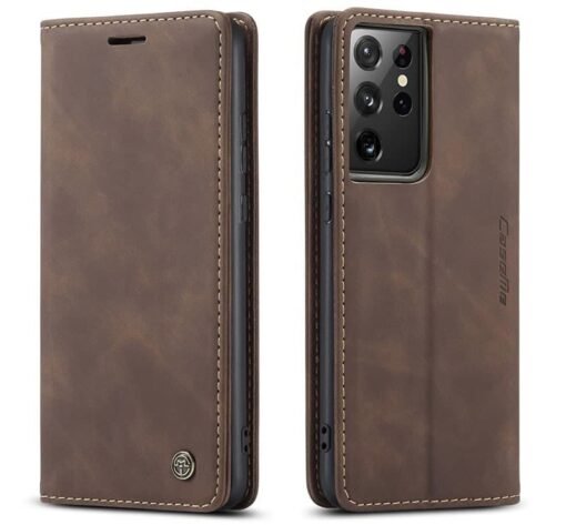 CaseMe Leather Flip Case for Samsung Galaxy S21 Series - Image 2
