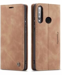 Huawei P20 Lite CaseMe Leather cover + 3D Glass Protector