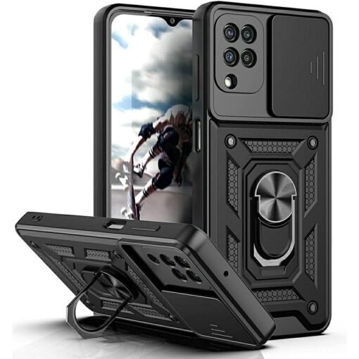 Samsung Galaxy A12 Push-Window Armor Case - Image 3