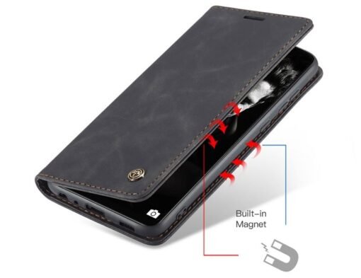 Samsung Galaxy A72 CaseMe Leather Flip Cover - Image 3