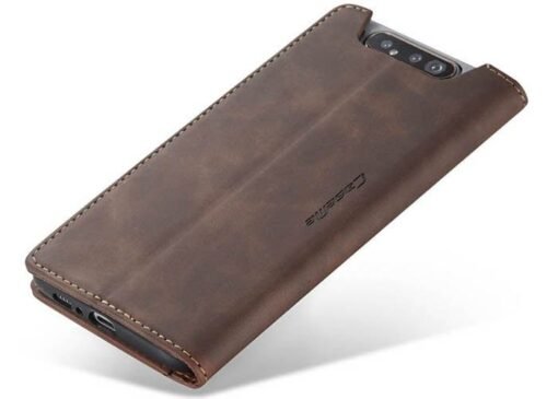 Samsung Galaxy  A80 CaseMe Leather Flip Case - Image 9
