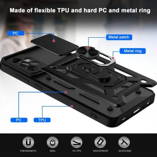 Samsung Galaxy A52 Push-Window Armor Case - Image 9