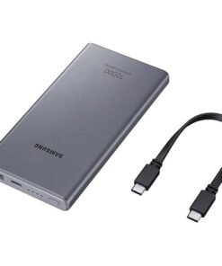 Official Samsung 25W Battery Pack 10,000 & 20000mAh Super Fast Charge Metallic Powerbank with USB Type C-C Cable