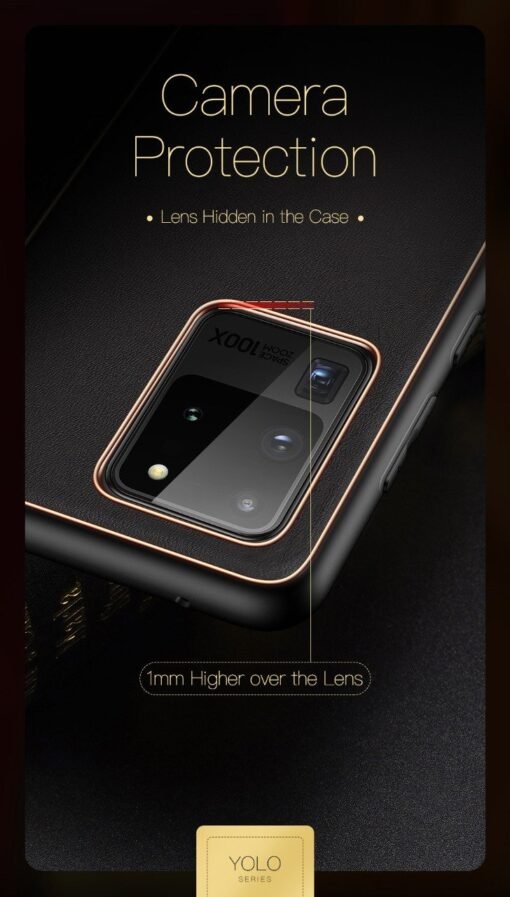 Dux Ducis Yolo Leather Electroplated Case for Samsung S20+/S20 Ultra - Image 10