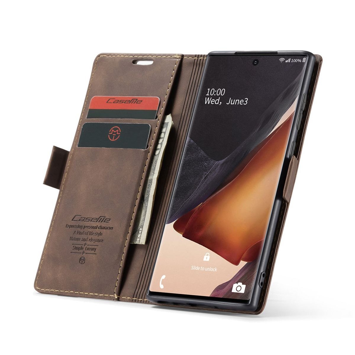Samsung Note Series CaseMe leather Flip Case - Image 8