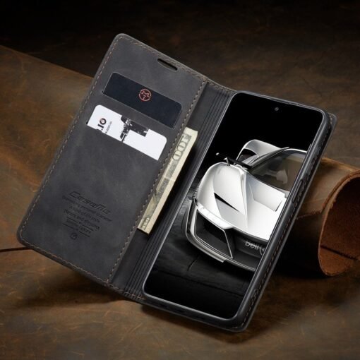 Redmi Note 10 Series CaseMe Leather Flip Cover - Image 12