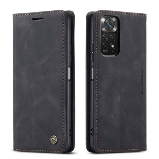 CaseMe leather Flip Case for Xiaomi Redmi Note 11 4G and Note 11s 4G - Image 3