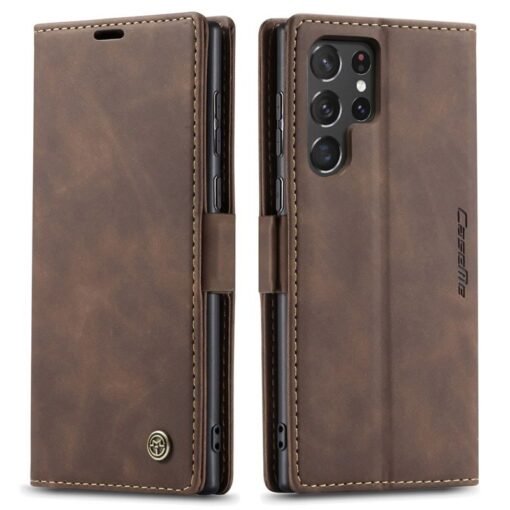 Samsung Galaxy S22 Ultra CaseMe Leather Flip Case - Image 10