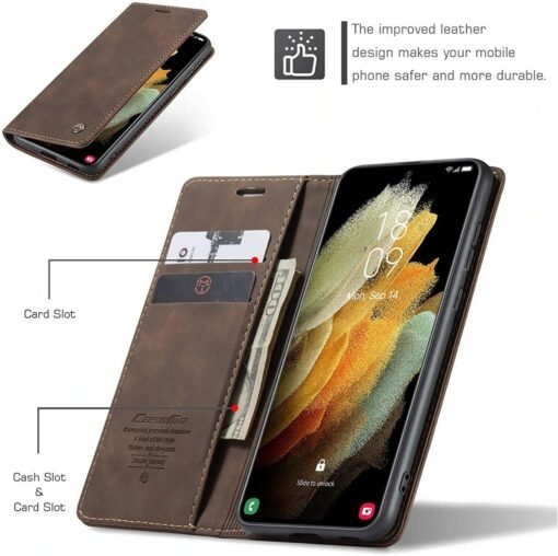Oppo Reno 7 Series 4g CaseMe Leather Flip Cover - Image 6
