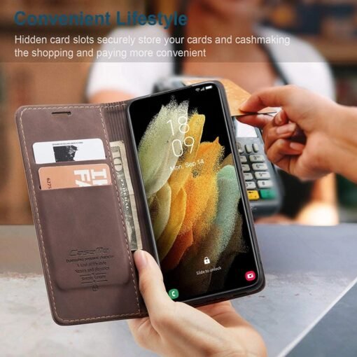 Oppo Reno 7 Series 4g CaseMe Leather Flip Cover - Image 9