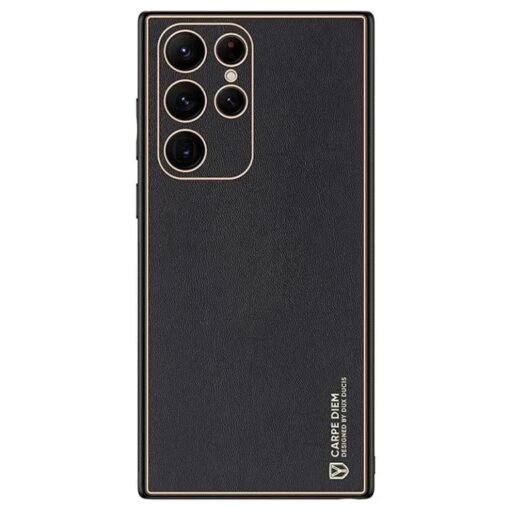 Samsung Galaxy S22 Ultra Dux Ducis Yolo Series Gold Electroplating Case - Image 3