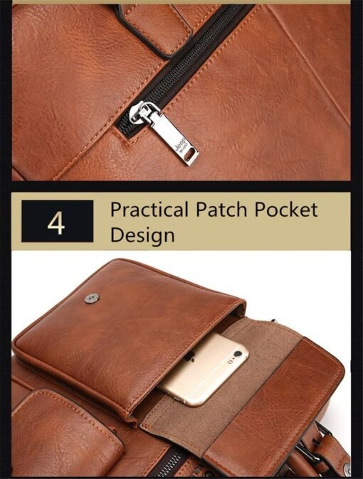 Premium Quality JEEP BULUO Wise Classic Business Choice British Style Laptop Bag - Image 9