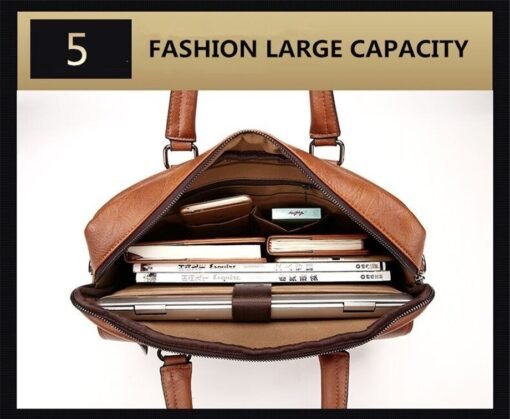 Premium Quality JEEP BULUO Wise Classic Business Choice British Style Laptop Bag - Image 8
