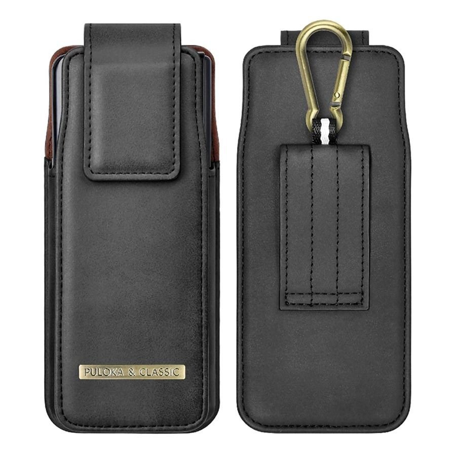 Z Fold Series 5G Pouch Belt Clip Holster Flip Case Waist Bag Leather Case - Image 4