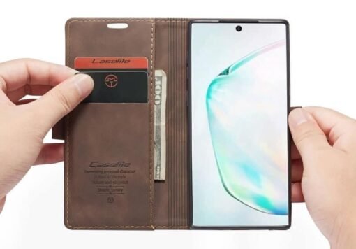 Samsung Galaxy Note 9 CaseMe Leather Flip Cover - Image 13