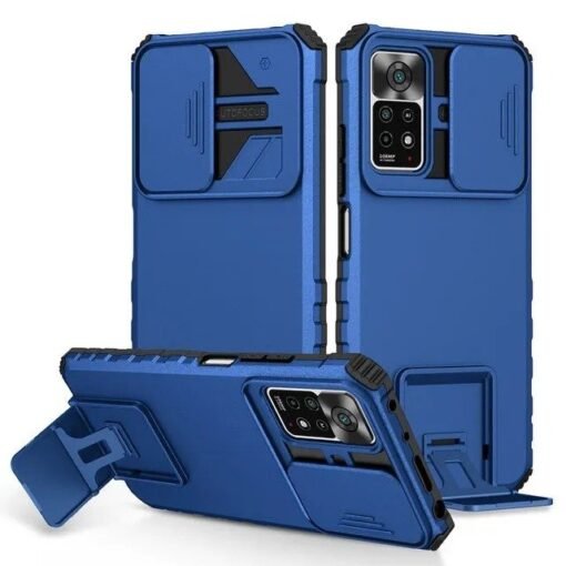 Redmi Note 11/11s Slide  Lens 360 Protective Armored Bumper Case - Image 3