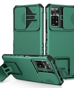 Redmi Note 11/11s Slide  Lens 360 Protective Armored Bumper Case