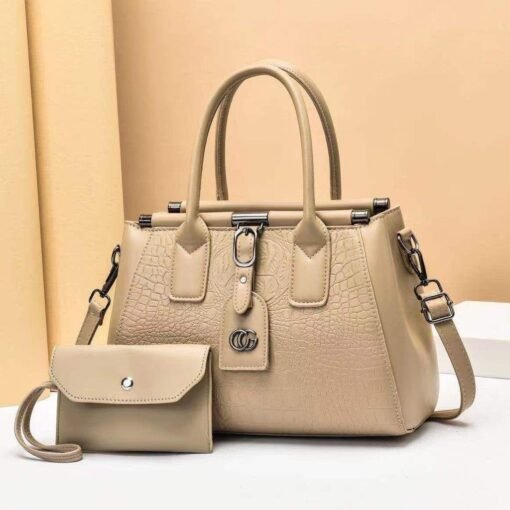 Classy 2 in 1 Women Fashion Handbag - Image 4