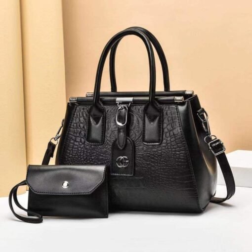 Classy 2 in 1 Women Fashion Handbag - Image 3