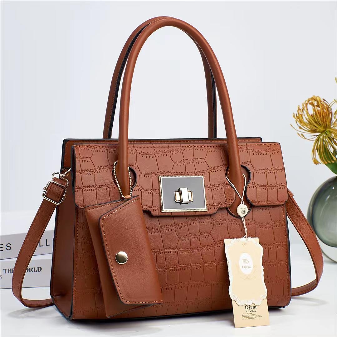 Dirm Stone Pattern 2-Piece New Design Fashion Handbag - Image 3