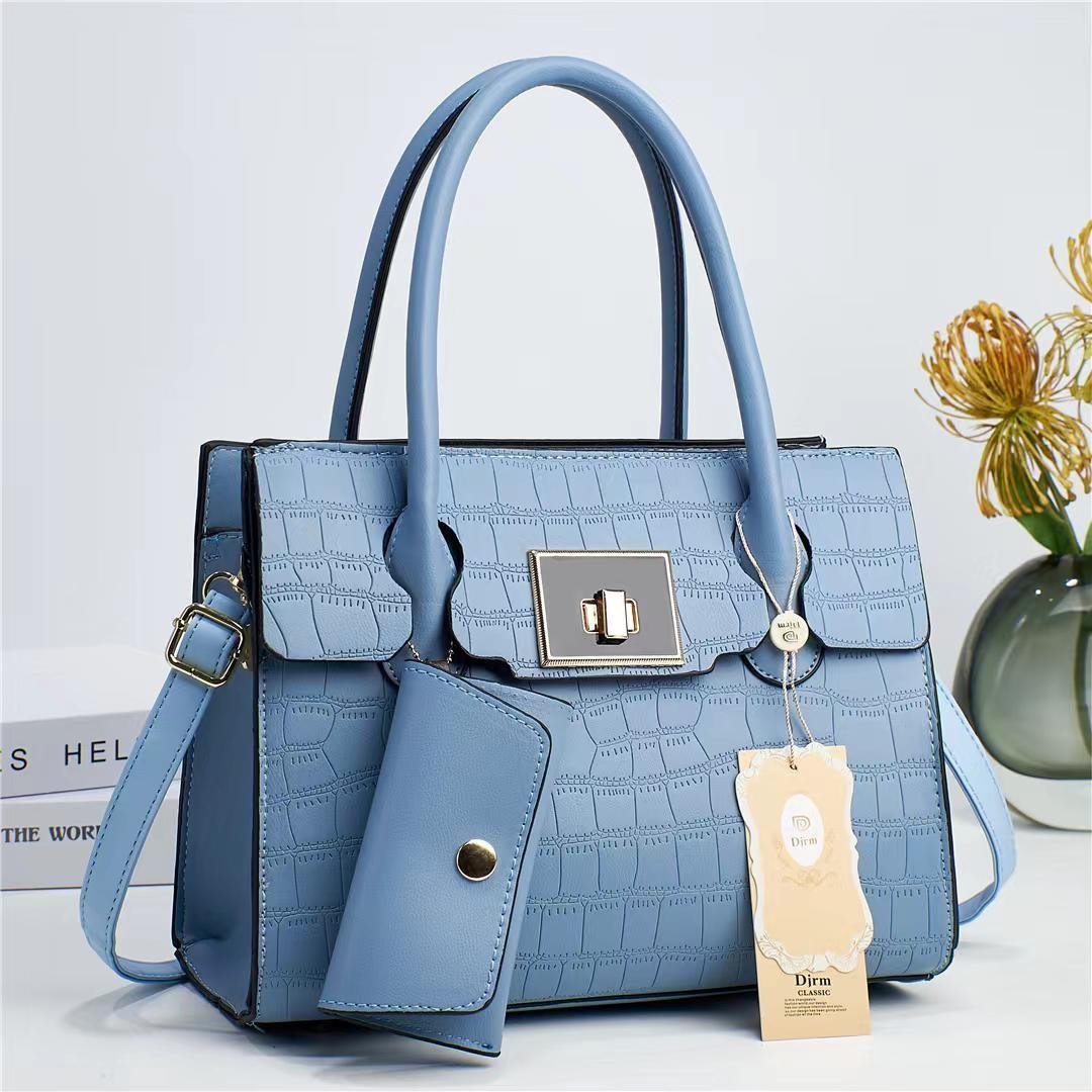 Dirm Stone Pattern 2-Piece New Design Fashion Handbag - Image 4