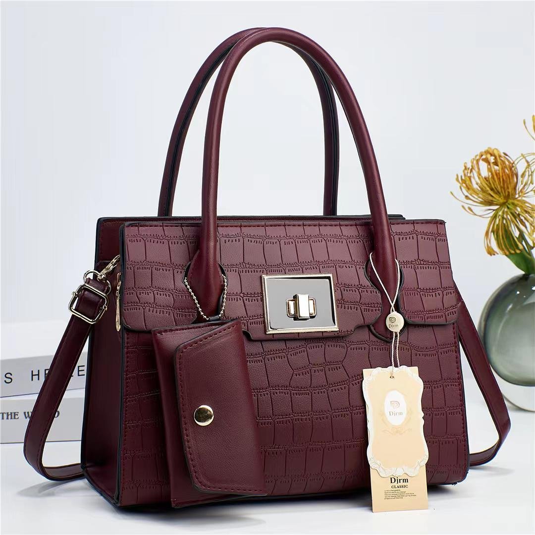 Dirm Stone Pattern 2-Piece New Design Fashion Handbag