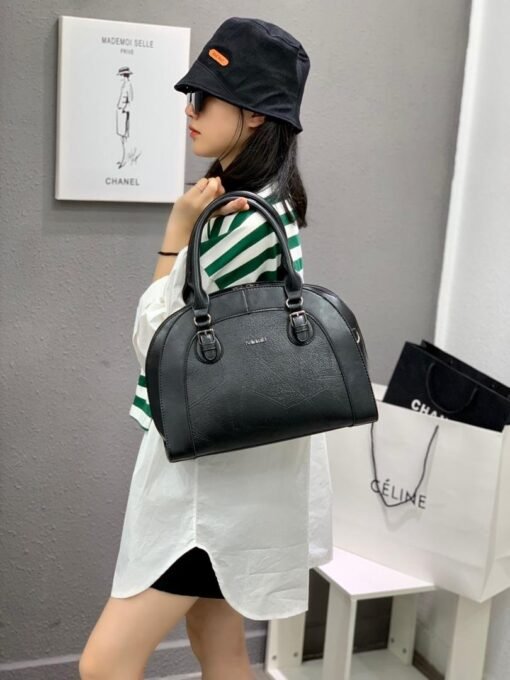 Keira Mila 3-in-1 Faux Leather Ladies Fashion Handbag Set - Image 6