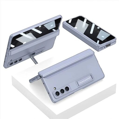 Samsung Galaxy Z Fold 5 Magnetic Adsorption Hinge Holder Protection Phone Case - Image 21