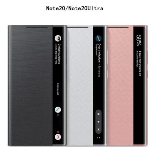 New Design Clearview Smart Case for Samsung Galaxy Note 10/20 Series with Sensor - Image 30