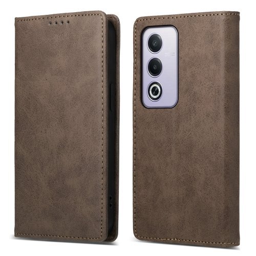 Primeum Quality Fornwenw Leather Flip Cover for OPPO A3/A3x with Kickstand feature, Magnetic Suction - Image 2