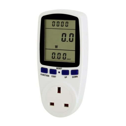 Digital Electricity Meter Power Meter Meter, Electrical Outlet Analyzer, Electricity Usage Monitor, Power Meter with Plug Socket to Measure Voltage Power Ammeter Current - Image 4