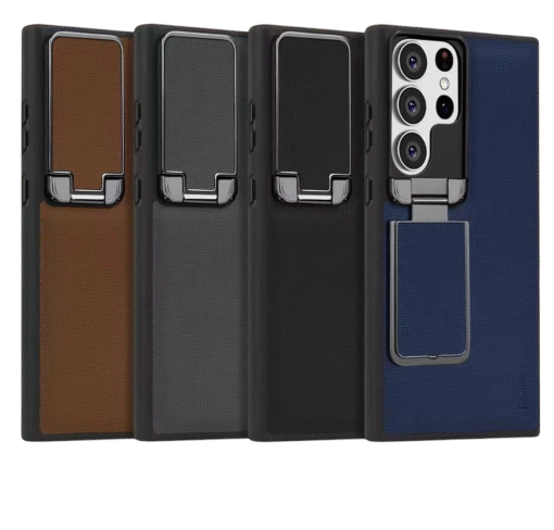 Piblue 360 Premium Leather Flip Case with Camera Protection for Samsung S23/S24/S25 Ultra Series - Image 14